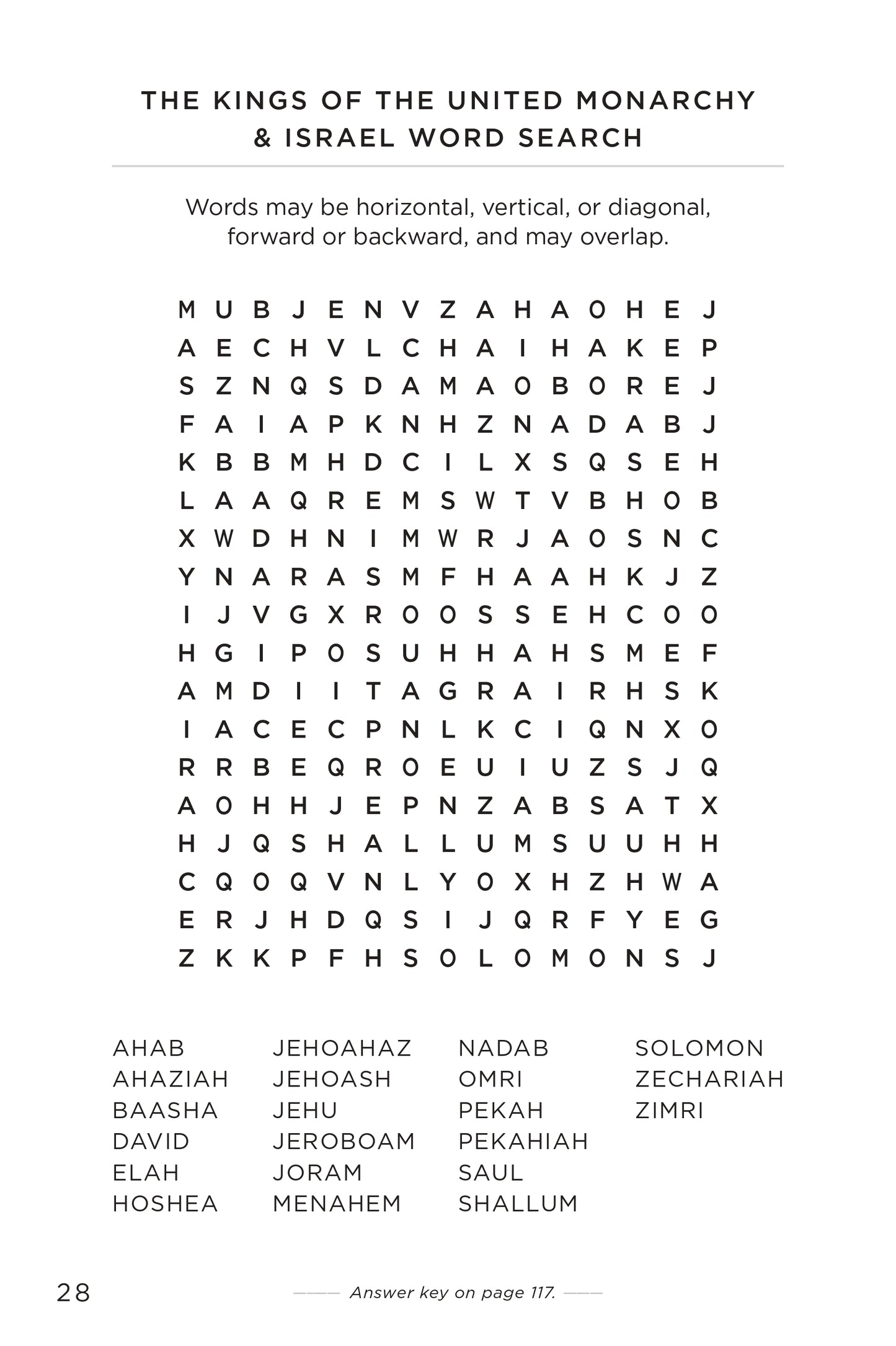 WORD SEARCH AND ACTIVITY BOOK