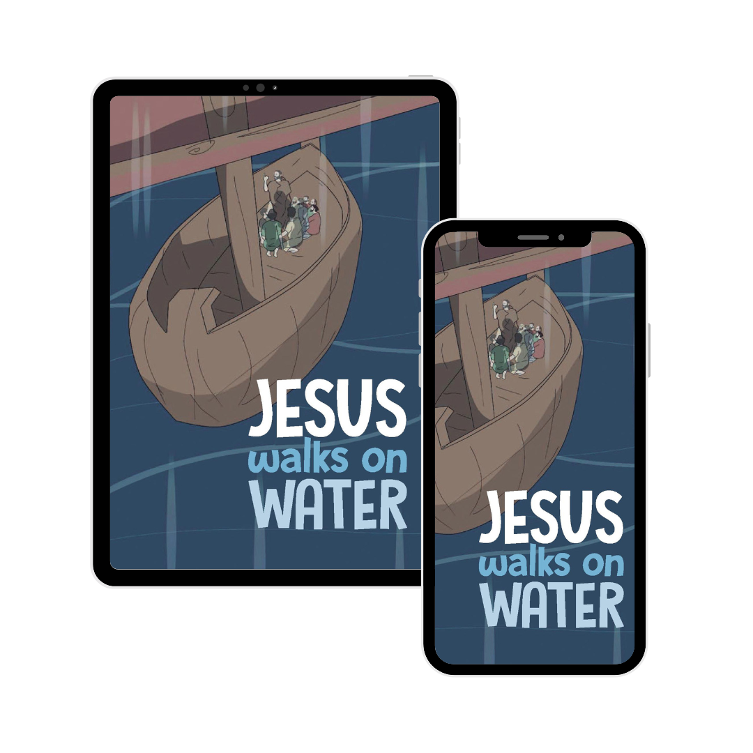 Jesus Walks on Water (Children's E-Book)